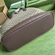 Con set completo di confezione originale in scatola verde Borsa tote media della serie Ophidia