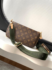 Louis Vuitton Multi Pochette Accessoires in Tela Monogram - Verde Kaki