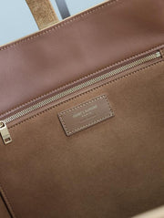 Borsa hobo borsa shopping Bea in pelle scamosciata SAINT LAURENT