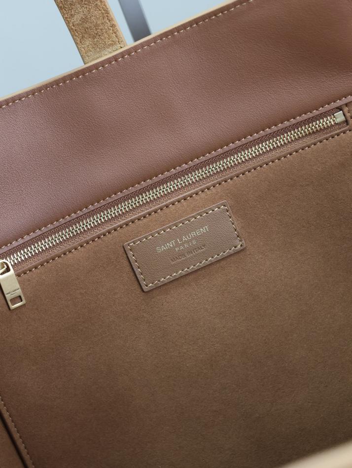 Borsa hobo borsa shopping Bea in pelle scamosciata SAINT LAURENT