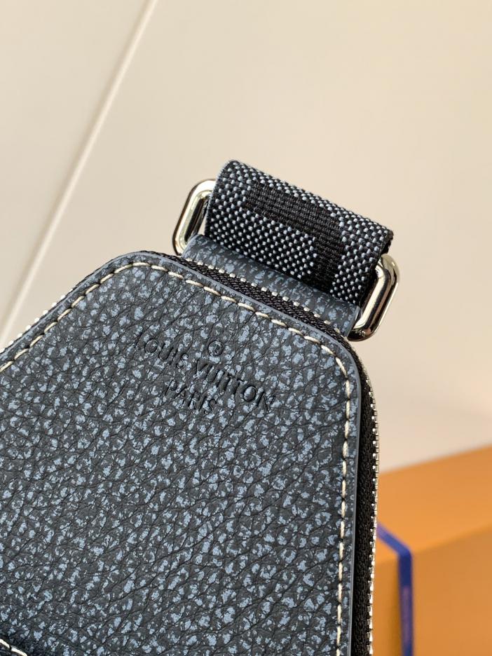 borsa a tracolla AVENUE con chip di transcodifica dell’ordine originale con fiore verde serigrafato