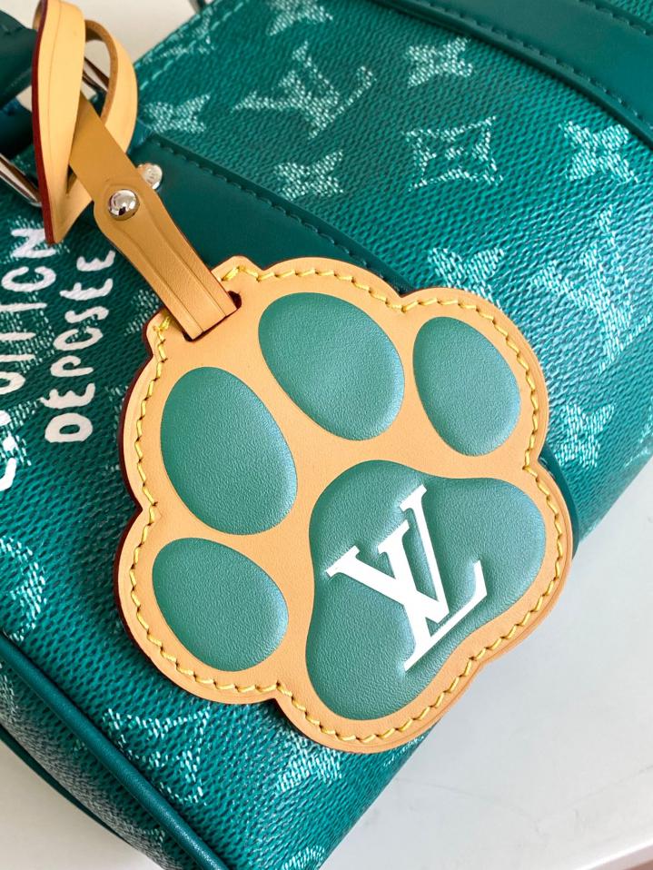 [Guanti Keepall Bandouliere25] M12684 Guanti Fiore Verde