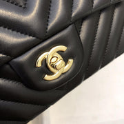 Fibbia a doppia C in pelle di pecora importata originale Chanel