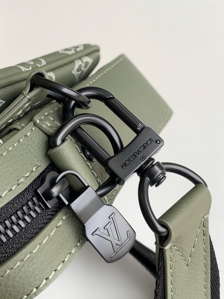 Louis Vuitton top chip di transcodifica dell’ordine originale nuovo set di borse da uomo in tre pezzi Borsa a tracolla Trio