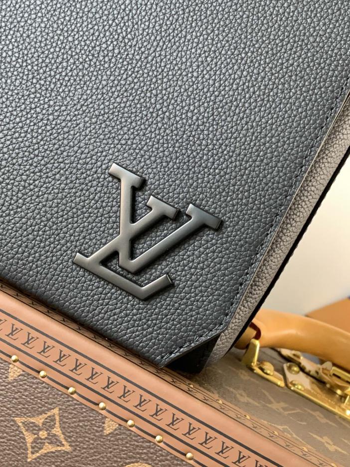 Borsa a tracolla LV Aerogram con chip di transcodifica dell’ordine originale Louis Vuitton
