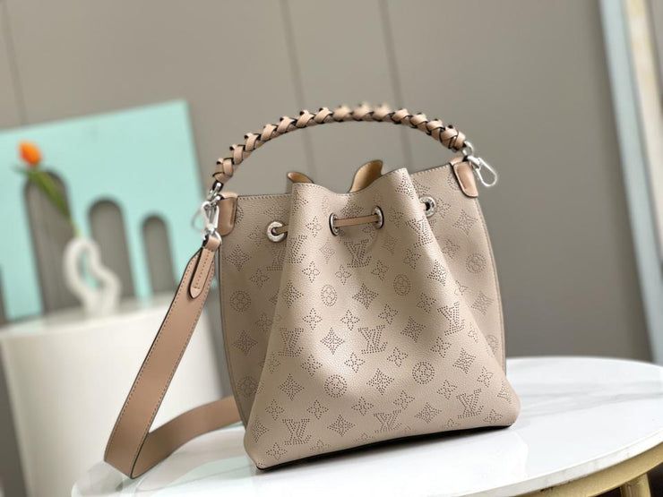 Louis Vuitton chip dinamico strato superiore M55799.M55800 Borsa a secchiello Vert LagonMuria (299F)