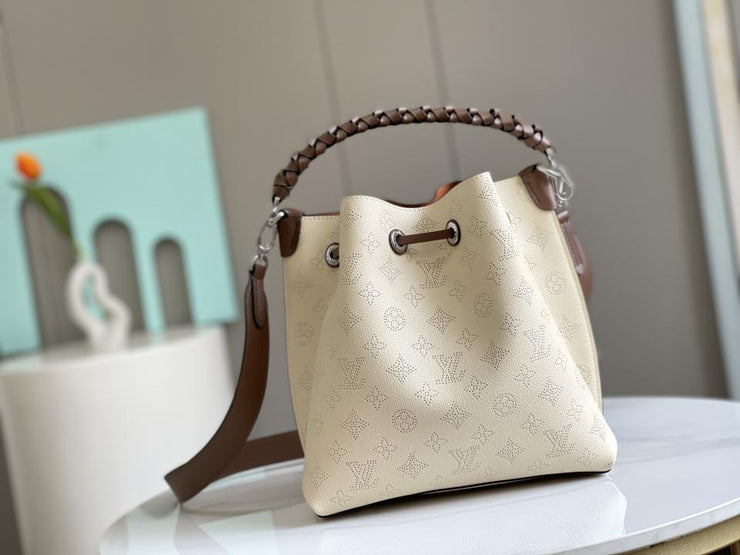 Louis Vuitton chip dinamico strato superiore M55800M55799 Borsa a secchiello Vert LagonMuria (6517)