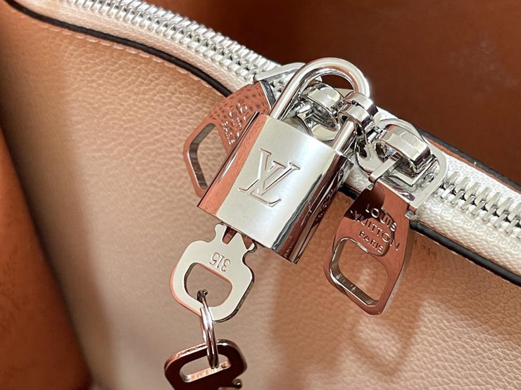 Louis Vuitton chip dinamico strato superiore M55800M55799 Borsa a secchiello Vert LagonMuria (6517)