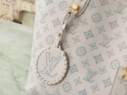 Louis Vuitton top  borsa shopping media in pelle bianca piena Borsa tote media Blossom (FCC4)