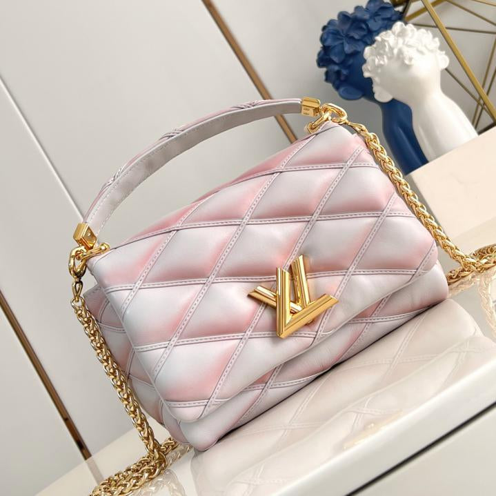 Louis Vuitton top ordine originale M22891 bianco sporco M14282 twist Borsa media Nicolas Ghesquière GO-14 (8EC9)