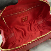 Con set completo di confezioni originali da banco” MIU MIU Arcadie Matelasse borsa a tracolla in pelle di pecora media 27 cm