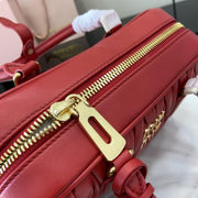 Con set completo di confezioni originali da banco” MIU MIU Arcadie Matelasse borsa a tracolla in pelle di pecora media 27 cm