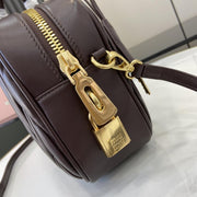 Con set completo di confezioni originali da banco” Borsa a tracolla da bowling media MIU MIU Arcadie Matelasse in pelle di pecora