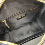 Con set completo di confezioni originali da banco” Borsa a tracolla da bowling media MIU MIU Arcadie Matelasse in pelle di pecora