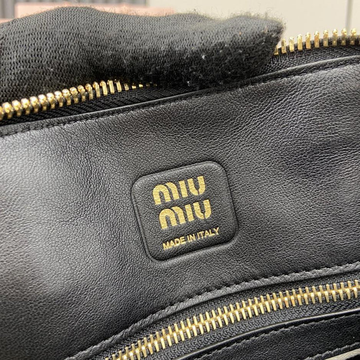 Con set completo di confezioni originali da banco” MIU MIU nuova popolare borsa da bowling