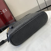 Con set completo di confezione originale in scatola verde] Borsa super mini serie Gucci GG Emblem