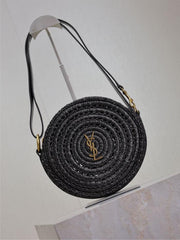 Borsa tonda intrecciata SAINT LAURENT