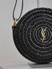 Borsa tonda intrecciata SAINT LAURENT
