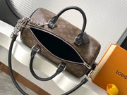 [Chip dinamico 163c, edizione originale premium migliorata] N87212 motivo struzzo, M11945 monogramma, M12243 borsa a mano nera Speedy Soft 30 Boho (OYCZ3)