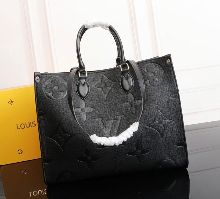 Louis Vuitton OnTheGo MM in Pelle Monogram Empreinte - Nero