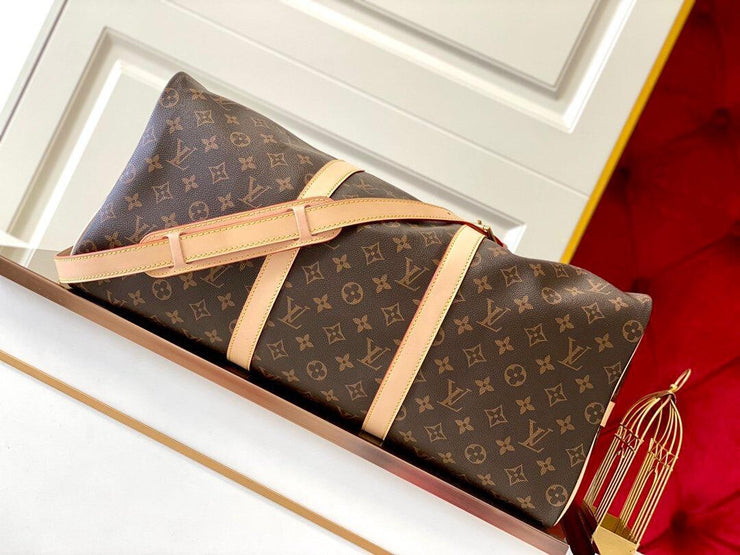 Louis Vuitton Keepall Bandoulière 55 in Tela Monogram - Icona del Viaggio
