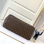 Louis Vuitton Borsa Neverfull MM in Tela Monogram - Rosso Ciliegia