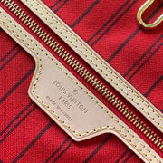 Louis Vuitton Borsa Neverfull MM in Tela Monogram - Rosso Ciliegia