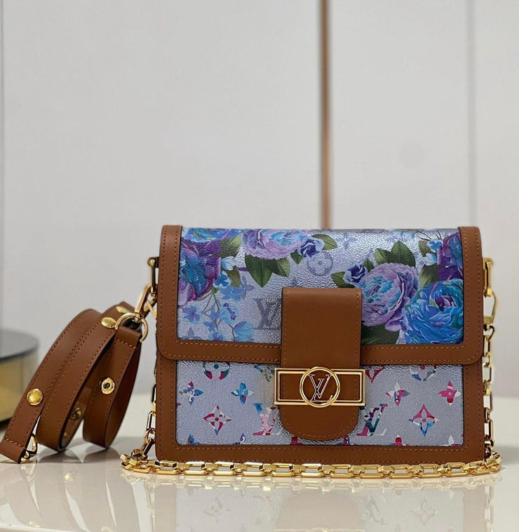 Borsa Messenger Compatta - Pelle Monogram Empreinte