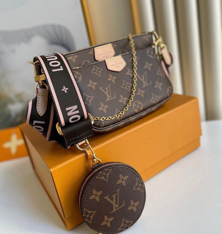 Louis Vuitton Multi Pochette Accessoires in Tela Monogram  Verde Kaki