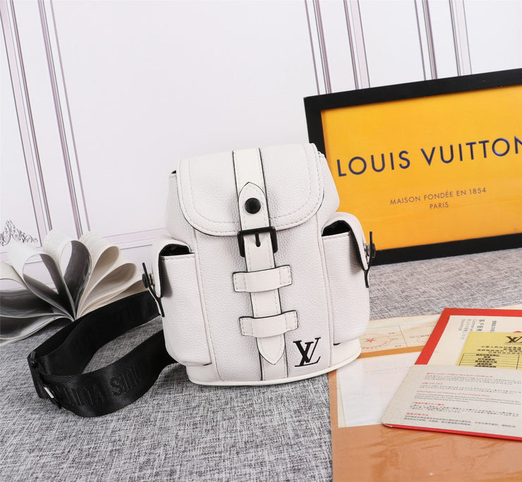 Louis Vuitton Zaino Mini in Pelle Bianco