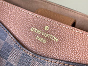 Louis Vuitton Riverside in Damier Ébène e Pelle di Vitello Ciliegia