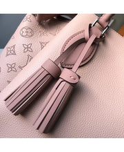 Louis Vuitton Borsa Haumea in Pelle Traforata Mahina - Rosa Magnolia