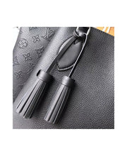 Louis Vuitton Borsa Haumea in Pelle Traforata Mahina - Nero