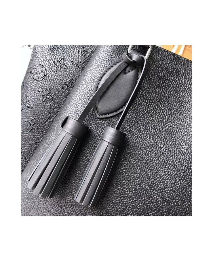 Louis Vuitton Borsa Haumea in Pelle Traforata Mahina - Nero