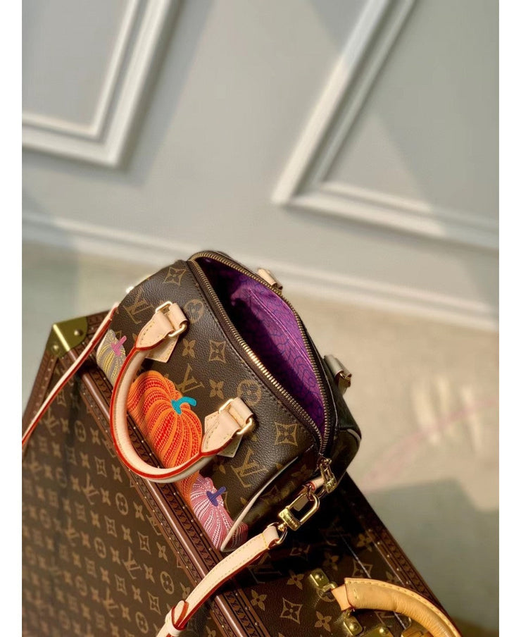 Louis Vuitton x Yayoi Kusama Speedy Bandoulière 20 - Edizione Limitata con Motivo Pumpkin