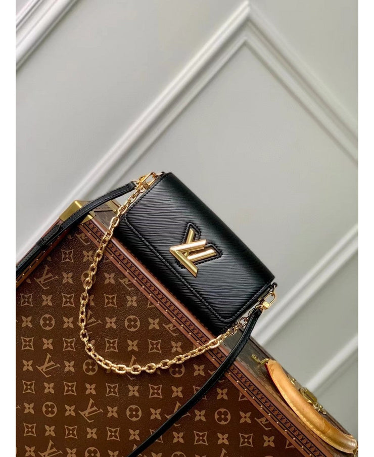 Louis Vuitton Pochette Twist West in Pelle Epi - Nero