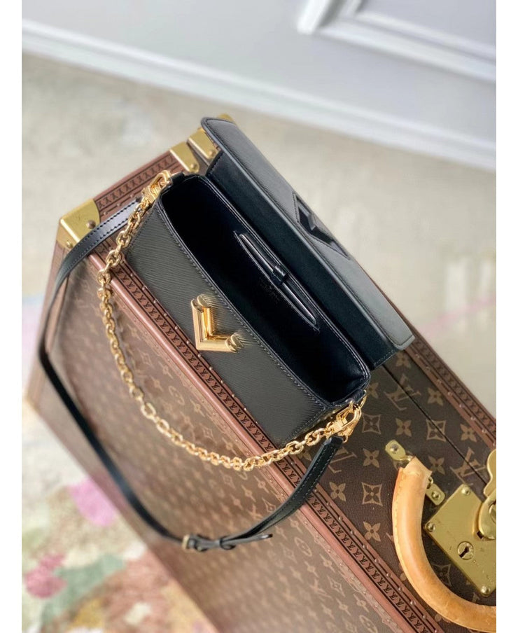 Louis Vuitton Pochette Twist West in Pelle Epi - Nero