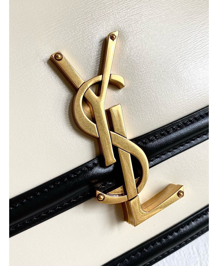 SAINT LAURENT SOLFERINO MEDIUM SATCHEL IN BOX SAINT LAURENT