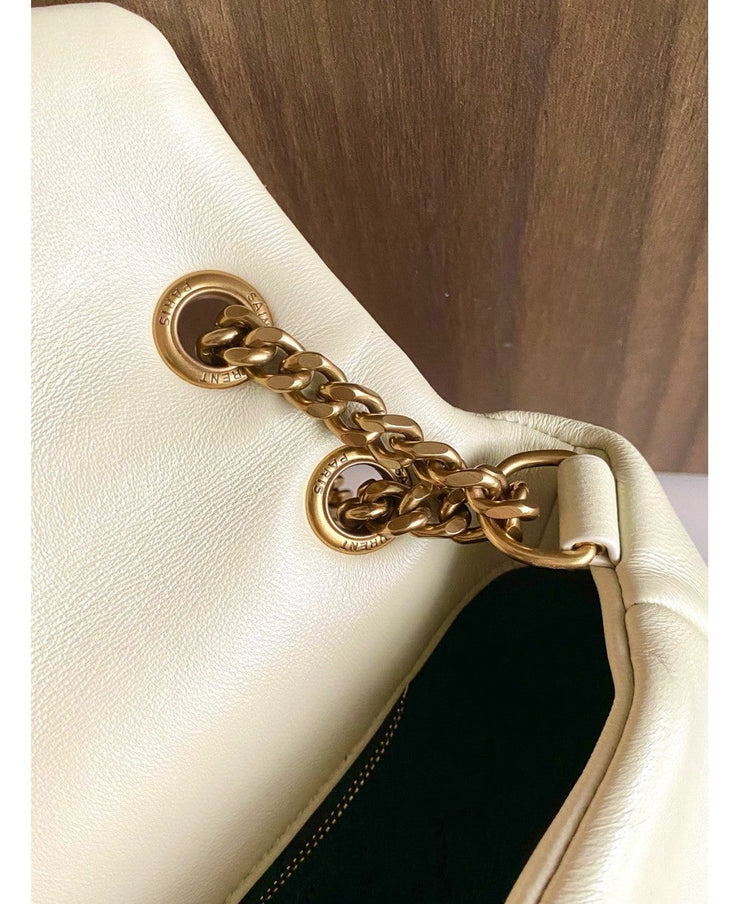 SAINT LAURENT CALYPSO IN PLUNGED LAMBSKIN