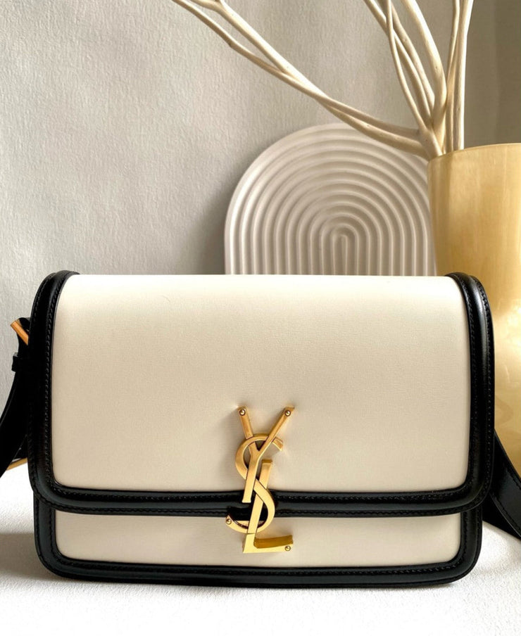 SAINT LAURENT SOLFERINO MEDIUM SATCHEL IN BOX SAINT LAURENT